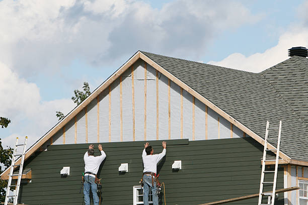 Professional Siding Contractor technician working in Plymouth, CT